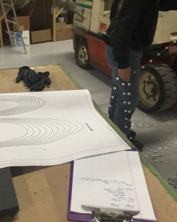 Strands were templated during production to ensure everything fit together perfectly